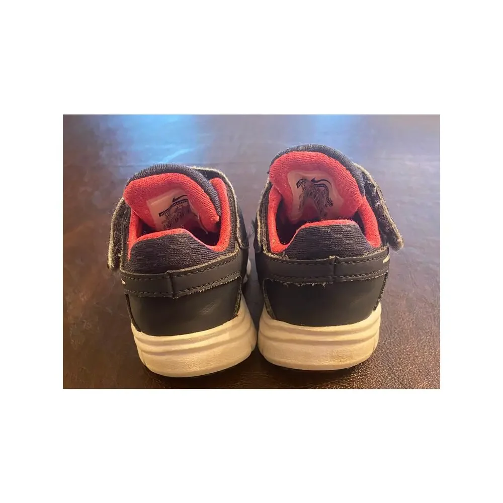 Nike‎ Toddler Girls Sneakers Black Pink White Size 3C Baby Shoes Playground - Picture 6 of 8
